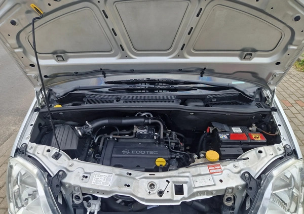 Opel Meriva cena 13300 przebieg: 160000, rok produkcji 2008 z Włodawa małe 121